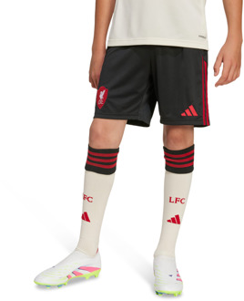 adidas Liverpool Fc 25/26 Away Shorts Korte Broeken Kinder - Zwart - Maat 147 - 152 CM - Mesh/Synthetisch Black
