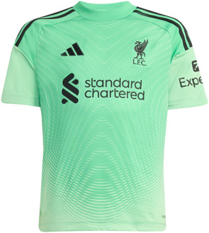 adidas Liverpool Fc 25/26 Goalkeeper Jersey Truien/Replica's Kinder - Groen - Maat 159 - 164 CM - Mesh/Synthetisch Green
