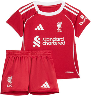 adidas Liverpool Fc 25/26 Home Kit Truien/Replica's Baby - Rood - Maat 63 - 68 CM - Poly Mesh Red