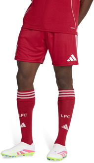 adidas Liverpool Fc 25/26 Home Shorts Korte Broeken Heren - Rood - Maat XL - Poly Mesh Red