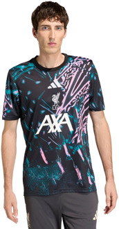 adidas Liverpool Fc 25/26 Pre Match Jersey Truien/Replica's Heren - Zwart - Maat L - Poly Mesh Black