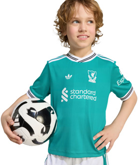 adidas Liverpool Fc 25/26 Third Mini Kit Truien/Replica's Peuter - Groen - Maat 105 - 110 CM - Poly Mesh Green