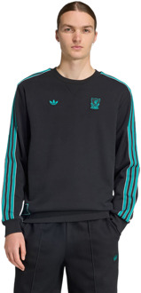 adidas Liverpool Fc Terrace Icons Sweatshirt Sweatshirts Heren - Zwart - Maat XXXL - Katoen Jersey Black