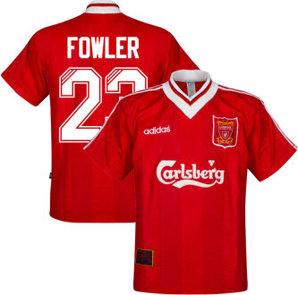 adidas Liverpool Shirt Thuis 1995-1996 + Fowler 23 - Maat L