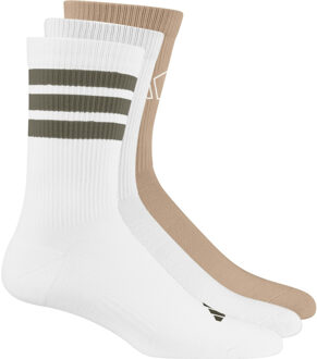 adidas Logo 3-Pack Sokken 43 - 45 Wit