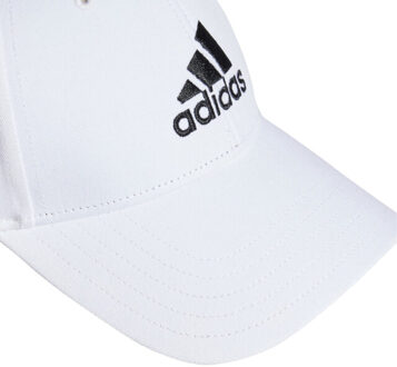 adidas Logo katoen twill baseball cap - maat M / L Wit