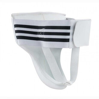 adidas Logo liesbeschermer - maat S Grijs