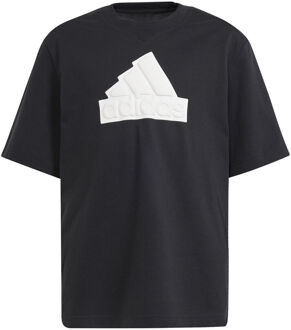 adidas Logo T-shirt Jongens zwart - 128