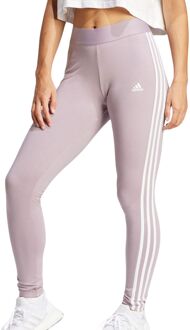 adidas Loungewear Essentials 3-Stripes Legging Dames lila - wit - XS