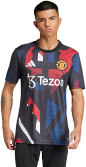 adidas Manchester United 24/25 Pre-match Truien/Replica's Heren - Zwart - Maat L - Poly Mesh Black