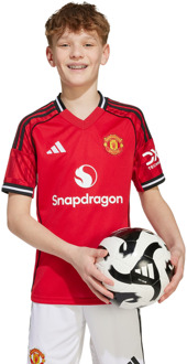 adidas Manchester United 25/26 Home Jersey Truien/Replica's Kinder - Rood - Maat 159 - 164 CM - Poly Mesh Red