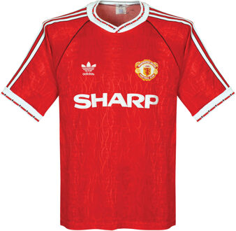 adidas Manchester United Shirt Thuis 1988-1990- Maat L