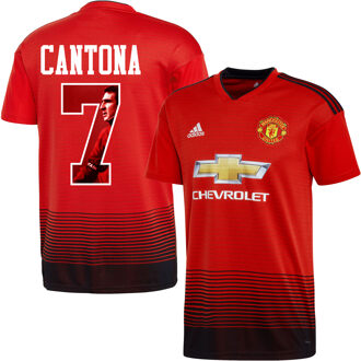 adidas Manchester United Shirt Thuis 2018-2019 + Cantona 7 (Gallery Style) - 42