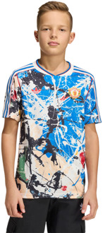 adidas Manchester United Stone Roses Jersey Truien/Replica's Kinder - Multi - Maat 147 - 152 CM - Poly Mesh