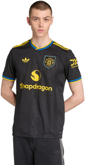adidas Manchester United Third 25-26 Truien/Replica's Heren - Zwart - Maat XXL - Poly Jersey Black