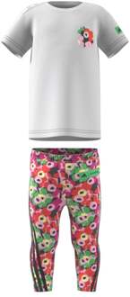 adidas Marimekko Tight Set Babykleding Meisjes wit - 92