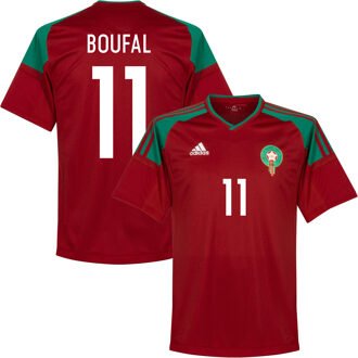 adidas Marokko Shirt Thuis 2017-2018 + Boufal 11