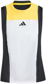 adidas Match Pro Tanktop Dames-Wit,Zwart - S