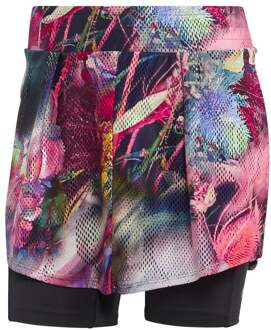 adidas Melbourne Rok Dames-Zwart,Veelkleurig - XS