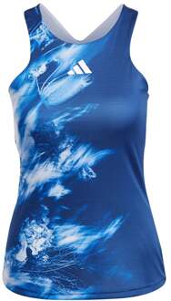 adidas Melbourne Y-Tanktop Dames-Donkerblauw,Wit - L
