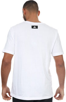 adidas Men's adidas Sportswear Graphic T-Shirt in White - maat Wit