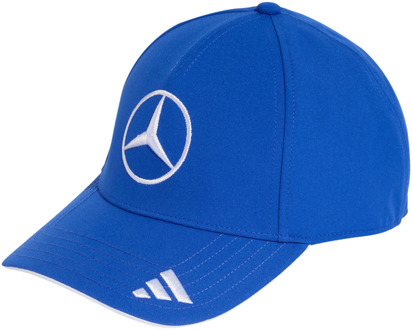 adidas mercedes Petten Unisex - Blauw - Maat S/M - Poly (Polyester) Blue