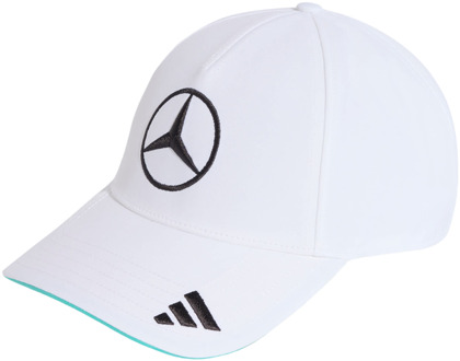 adidas mercedes Petten Unisex - Wit - Maat M/L - Poly (Polyester) White