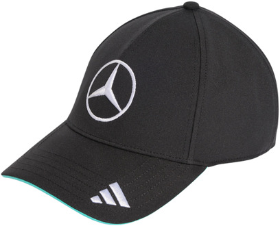 adidas mercedes Petten Unisex - Zwart - Maat S/M - Poly (Polyester) Black