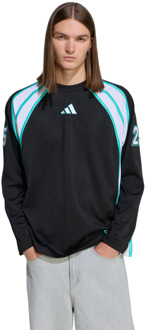 adidas mercedes T-shirts Heren - Zwart - Maat M - Poly Mesh Black