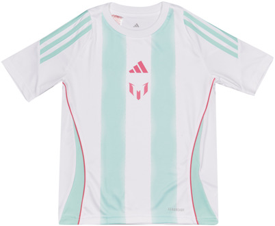 adidas Messi T-shirts Kinder - Wit - Maat 159 - 164 CM White