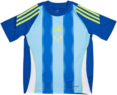 adidas Messi Truien/Replica's Kinder - Blauw - Maat 147 - 152 CM - Poly Jersey Blue