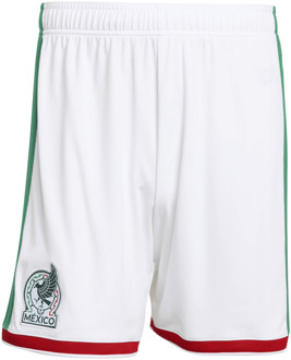 adidas Mexico 26 Home Replica Shorts Korte Broeken Heren - Wit - Maat XXXL - Poly Mesh White