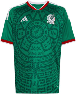 adidas Mexico Fmf Home Truien/Replica's Kinder - Groen - Maat 135 - 140 CM - Poly Jersey Green