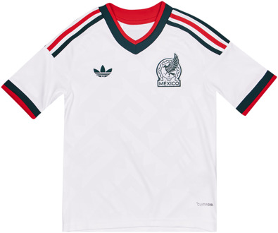 adidas Mexico T-shirts Kinder - Wit - Maat 123 - 129 CM - Poly Jersey White