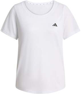 adidas Min T-shirt Dames-wit - S