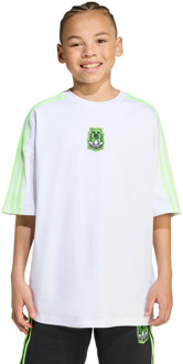 adidas Minecraft Gfx T-shirts Kinder - Wit - Maat 159 - 164 CM - Katoen Jersey White