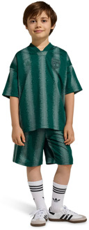 adidas Minecraft Oversized Short Tee Set Trainingspakken Peuter - Groen - Maat 99 - 104 CM - Poly Mesh Green