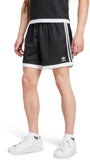adidas Mock Eyelet Shorts Korte Broeken Heren - Zwart - Maat XXL - Poly Mesh Black