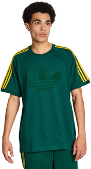 adidas Monogram T-shirts Heren - Groen - Maat XS Green