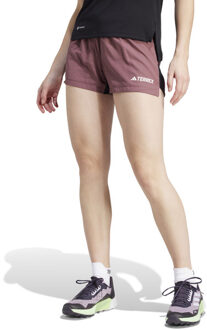 adidas MT 3'' Trail Short Dames roze - L