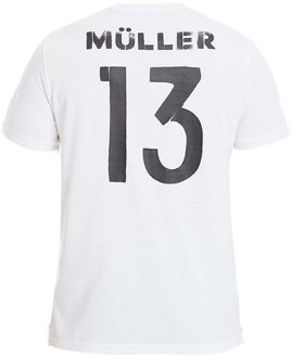 adidas Mueller Heren Wit Voetbal T-shirt