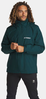 adidas Multi Essentials 2L Regenjack Groen - S