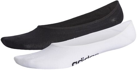 adidas Neo Pattern 2P Liner Socks - 2 Paar Sokken Wit - 43 - 46