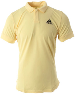 adidas New York Polo Heren geel - S