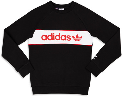 adidas New York Sweatshirts Kinder - Zwart - Maat 147 - 152 CM - Katoen Fleece Black