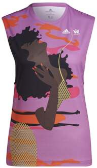 adidas New York Unitefit SVL Tanktop Heren-Paars,Veelkleurig