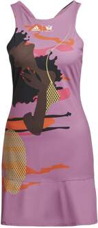 adidas New York Y Jurk Dames-Mauve,Veelkleurig - XS,S,M,L,XL