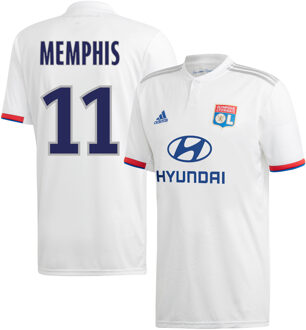 adidas Olympique Lyon Shirt Thuis 2019-2020 + Memphis 11 (Fan Style) - 62