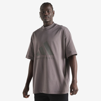 adidas One Bball Tee - Heren T-shirts Grey - S