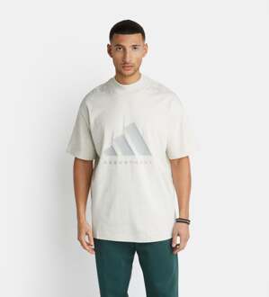 adidas One Bball Tee - Heren T-shirts White - XS